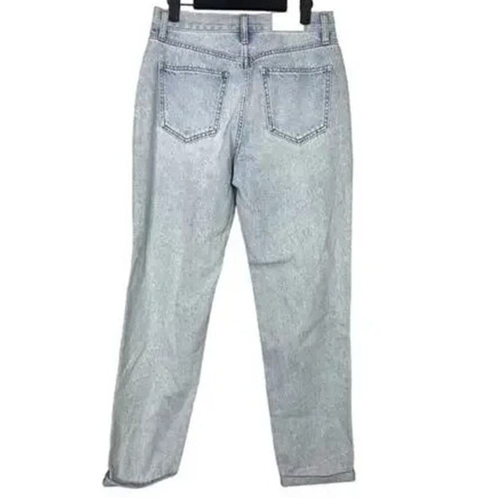 NWT Pistola Presley Relaxed Straight Leg Distressed High Rise Jean 26 Light Blue - Picture 13 of 15